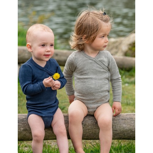 Body   Merinould 62 68 Light Grey Melange
