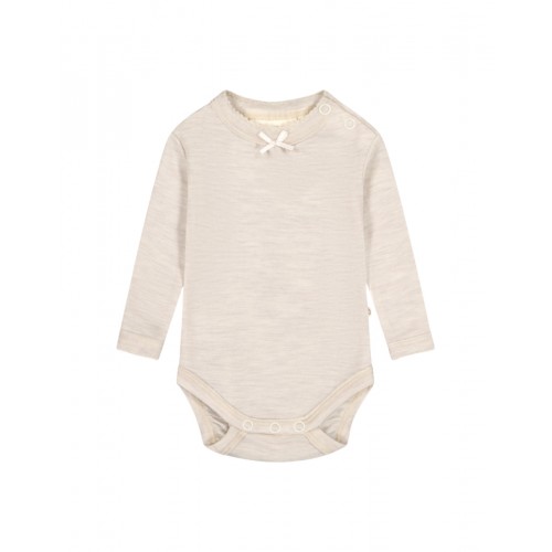 Body 1x1 Rib Med Knapper 100 Merino Uld Oeko-texâ Nature Melange 56