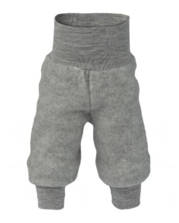 Bukser   100  Merino Uld Til Baby 62 68 Light Grey Melange