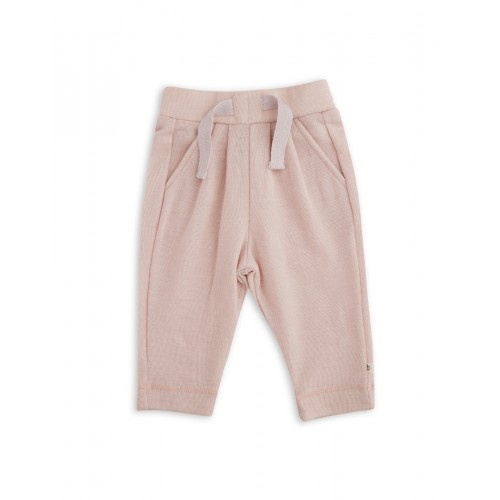 Bukser Med Snor Taljen 100 Merino Uld Til Baby Rose Melange 68