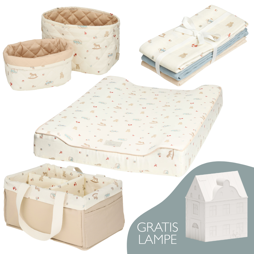 Cam Cam Copenhagen Vintage Toys Puslebundle   Gratis Natlampe