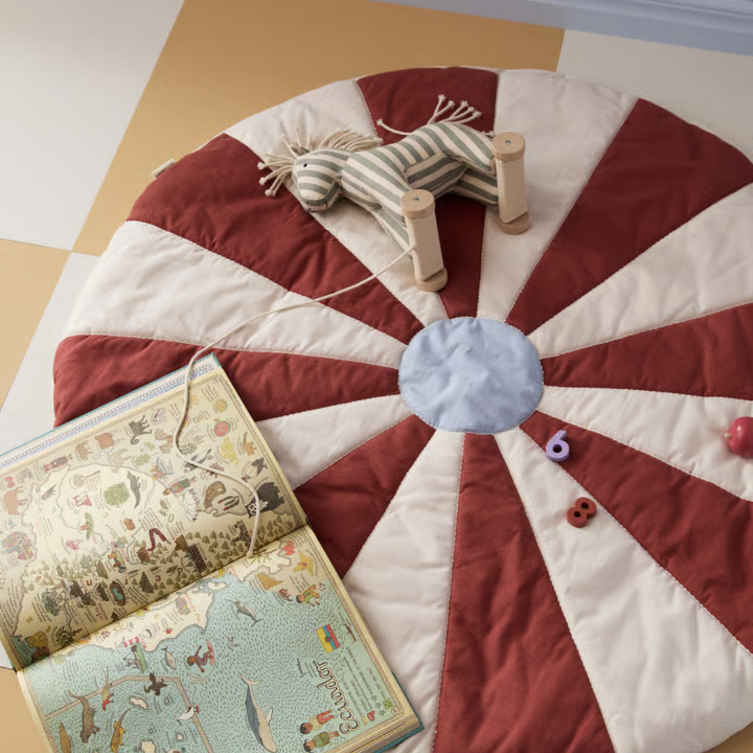 Cirkus Legetæppe   112 Cm Kid Apos   Concept Rød