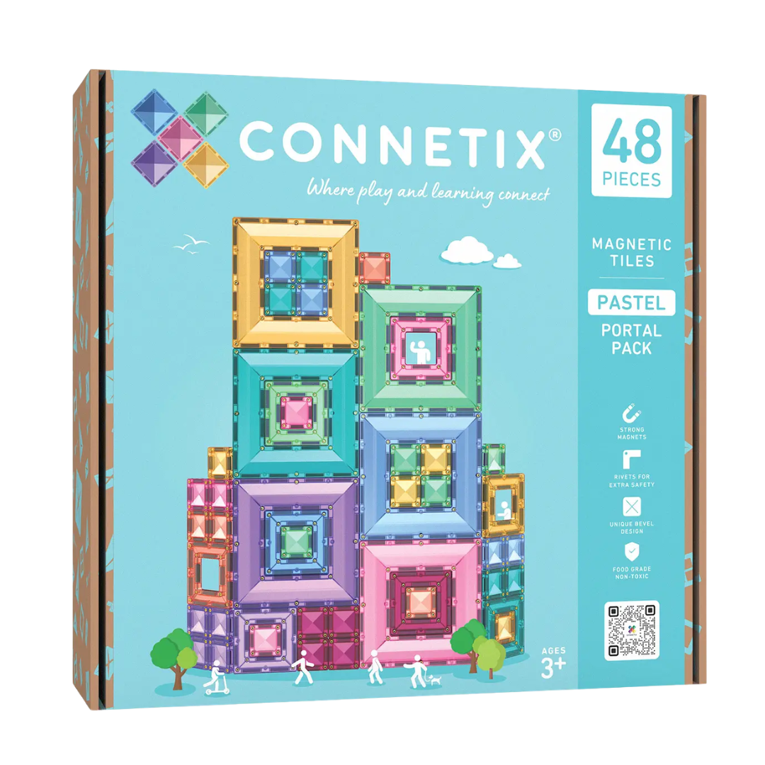 Connetix Pastel Portal Sæt  48 Dele