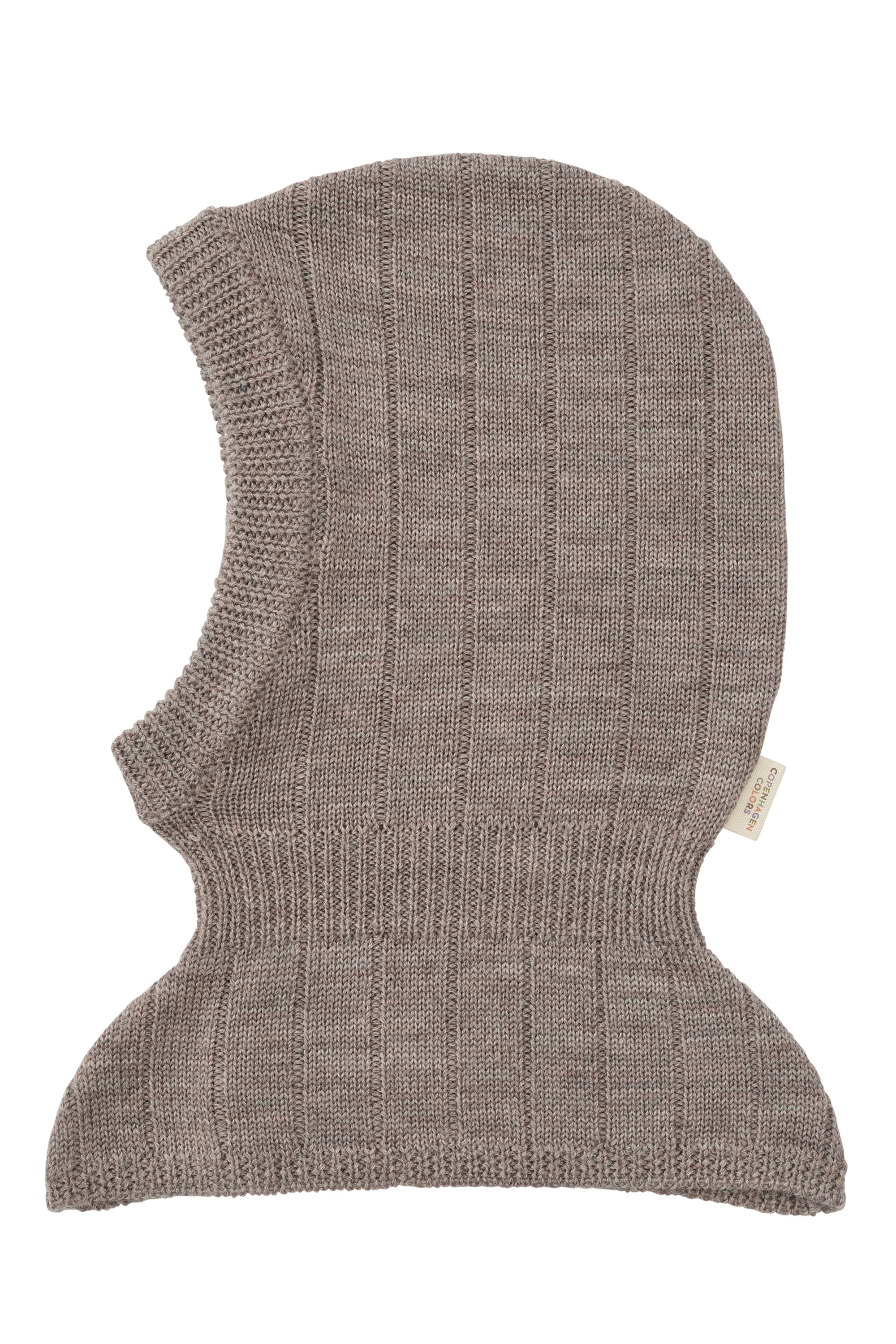 Copenhagen Colors Elefanthue   Merino Rib Natural Melange 48-50    Mdr -   år