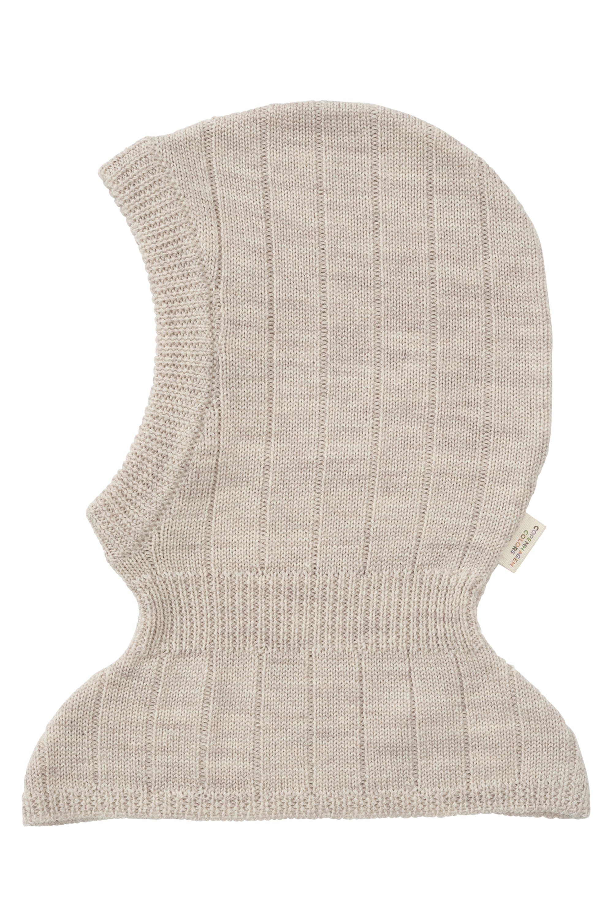 Copenhagen Colors Elefanthue   Merino Rib Pale Cream Melange 48-50    Mdr -   år