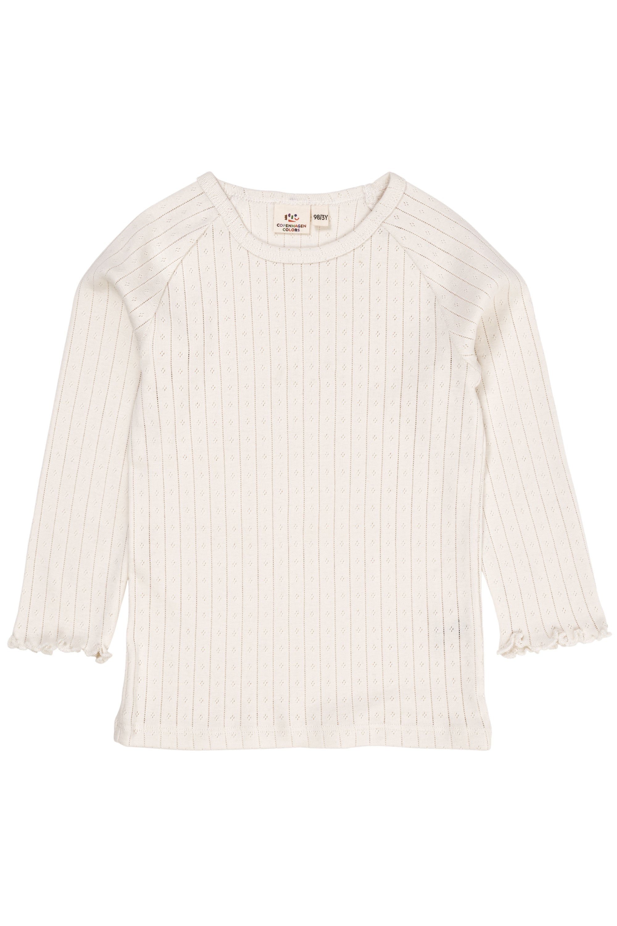 Copenhagen Colors Pointelle Bluse Cream 80 Cm