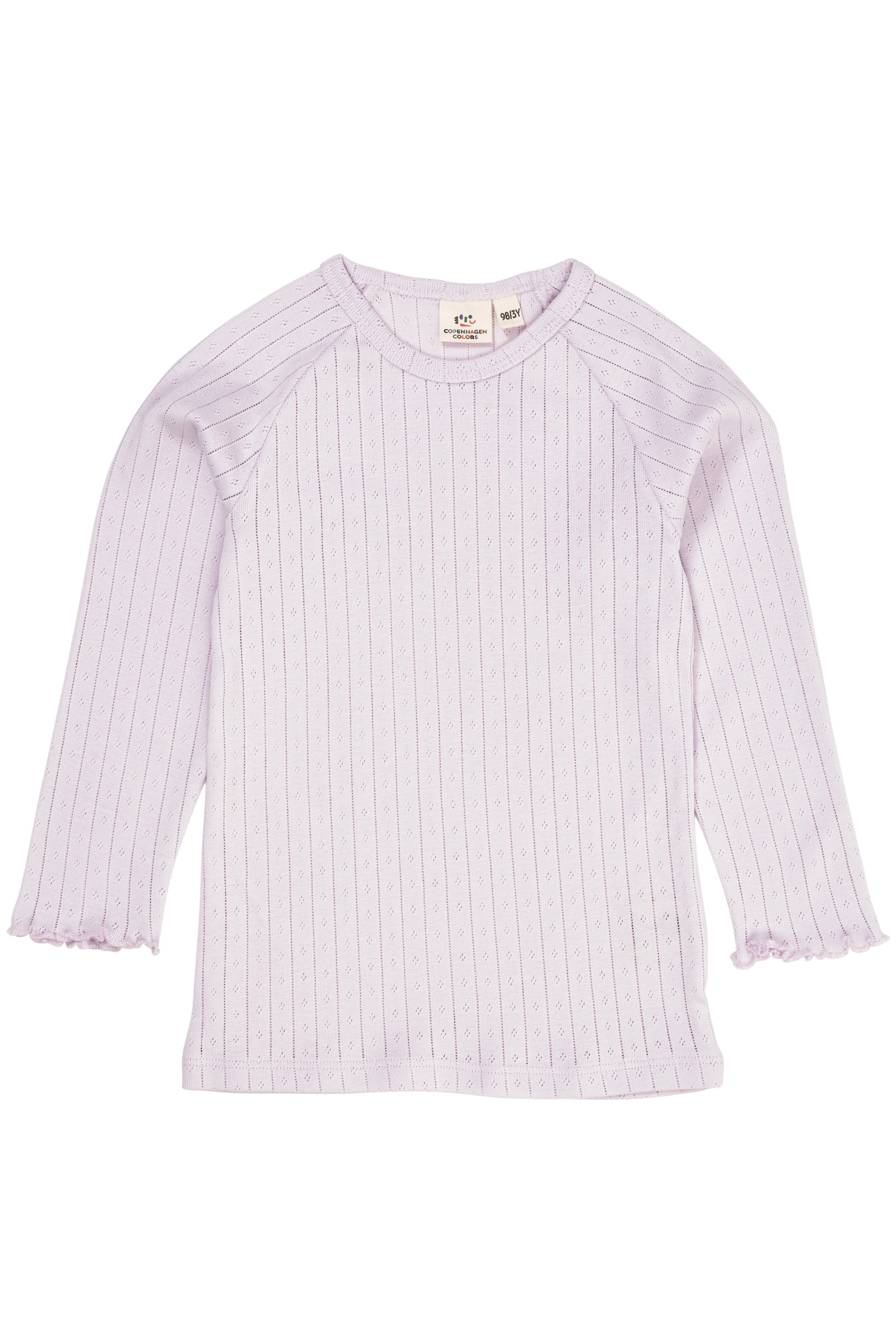 Copenhagen Colors Pointelle Bluse Lavender 80 Cm
