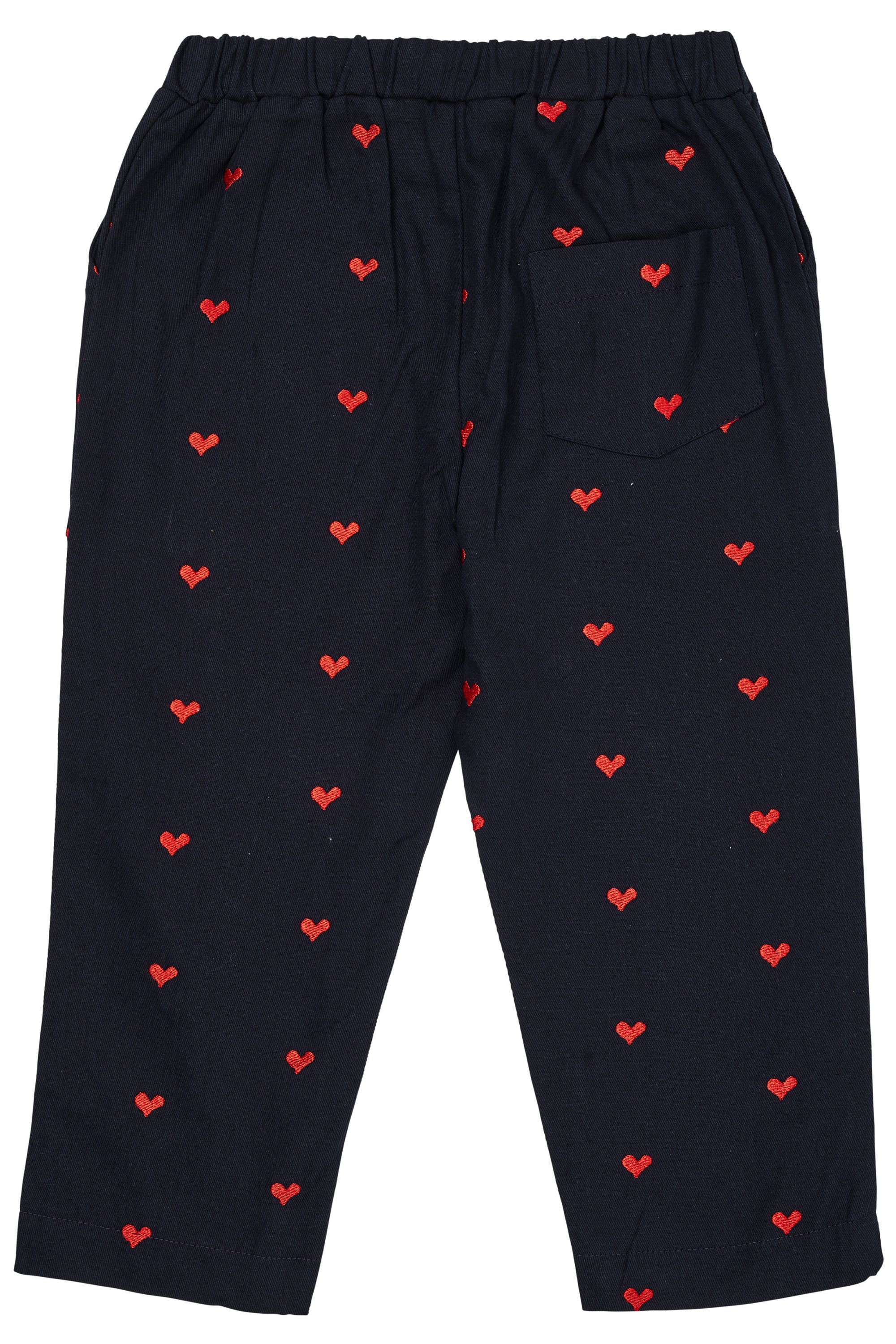 Copenhagen Colors Twill Hjerte Pants Navy 80 Cm