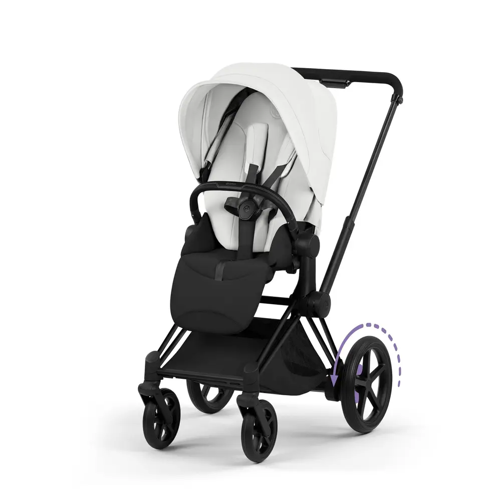 Cybex  -priam Klapvogn Style Off White Matt Black