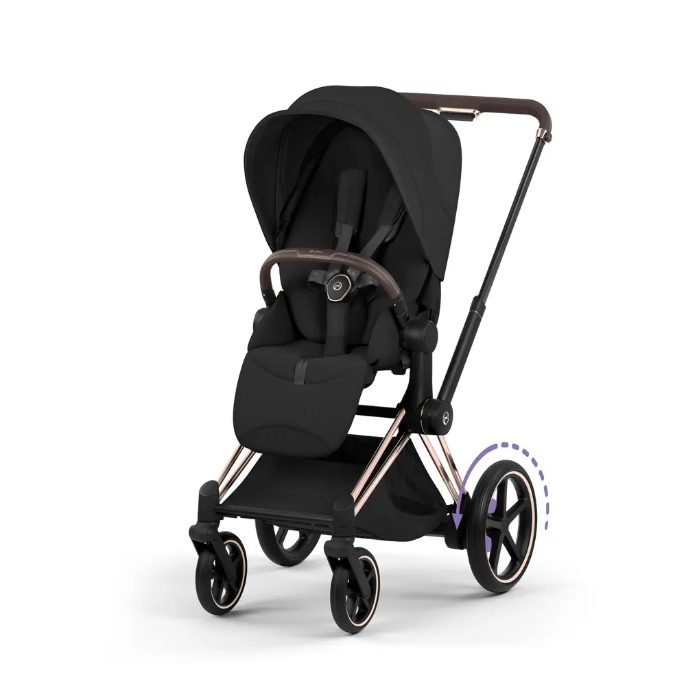Cybex  -priam Klapvogn Style Sepia Black Rosegold