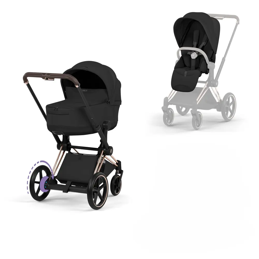 Cybex  -priam Kombivogn Style Sepia Black Rosegold