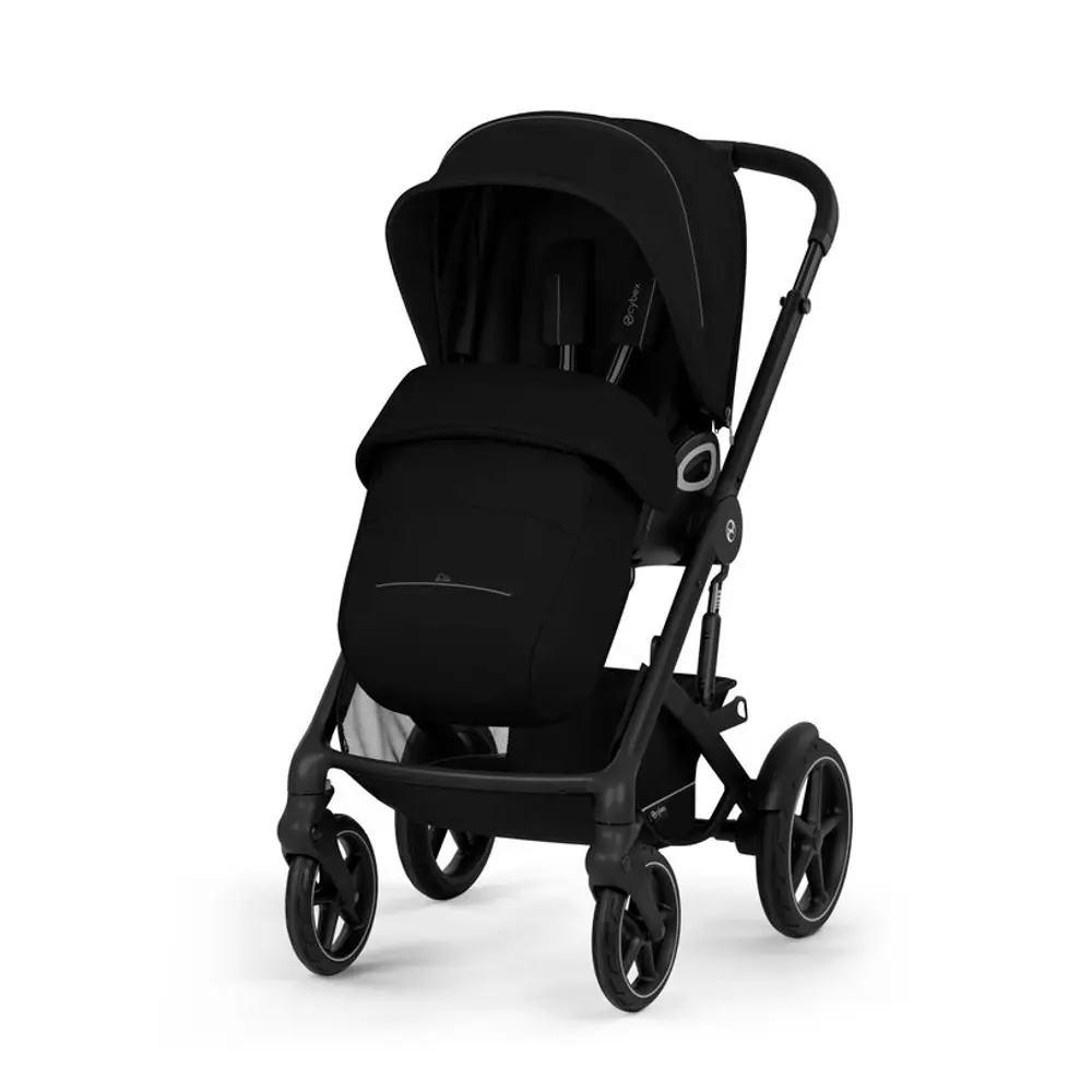 Cybex Talos   Lux Klapvogn Moon Black