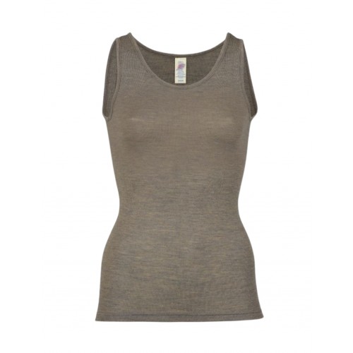 Dame Top Merinould 46 48 Walnut