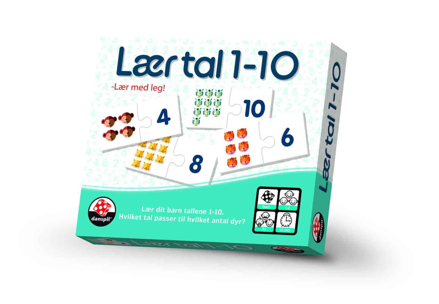 Danspil Lær Tal  -10