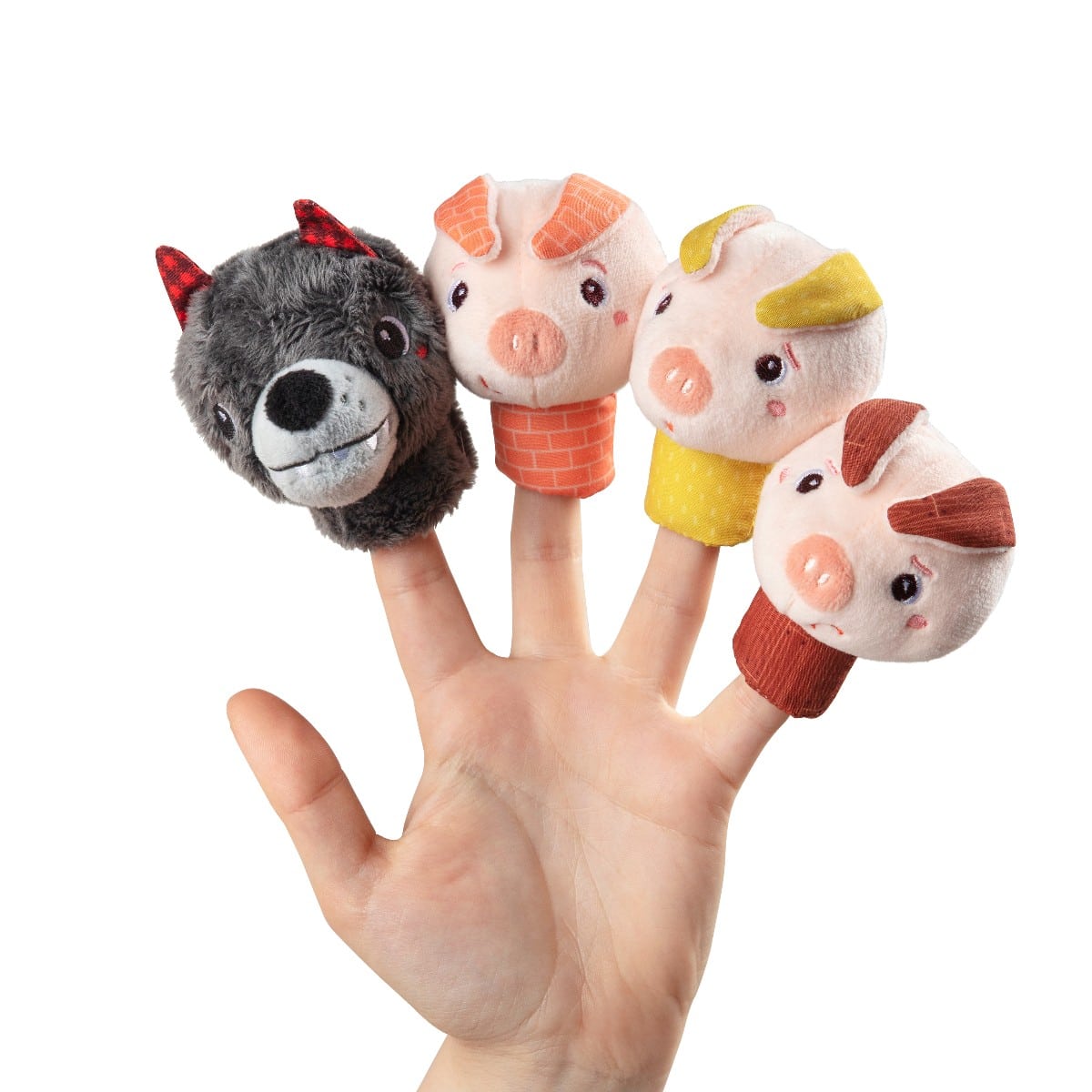 De   Små Grise Fingerdukker Lilliputiens