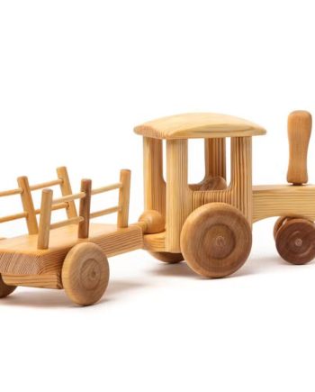 Debresk Traktor Med Trailer Stor