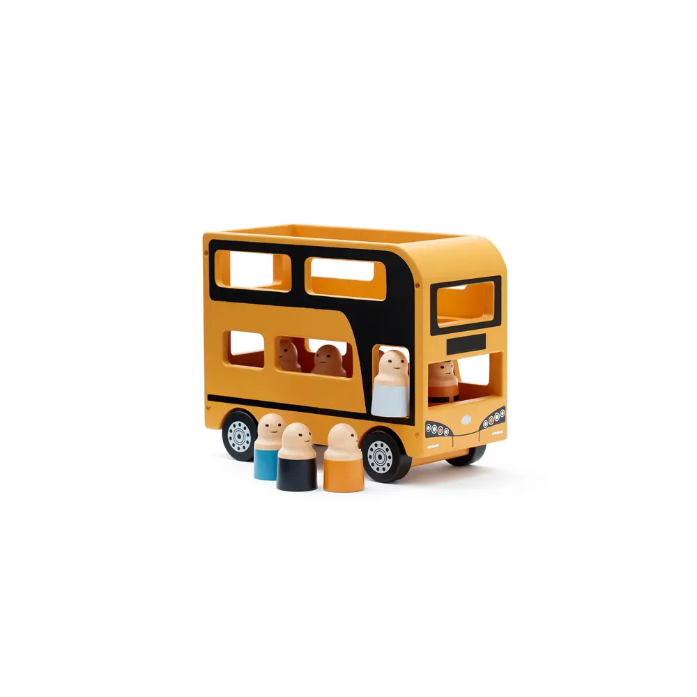 Dobbeltdækkerbus   Træ