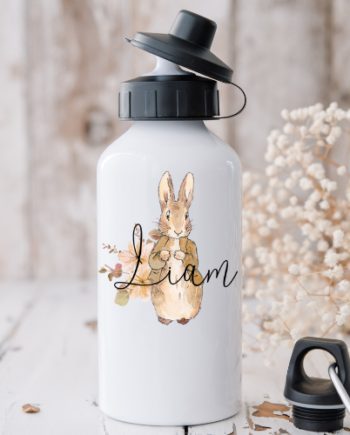 Drikkedunk Med Navn Peter Kanin Beige   Brunt