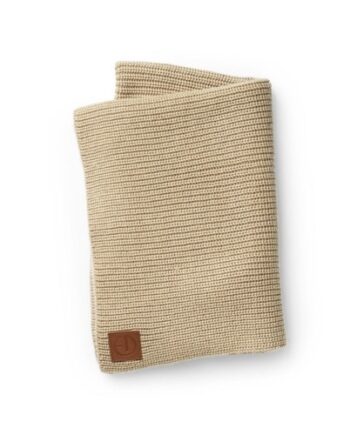 Elodie  Strikket Tæppe  Pure Khaki