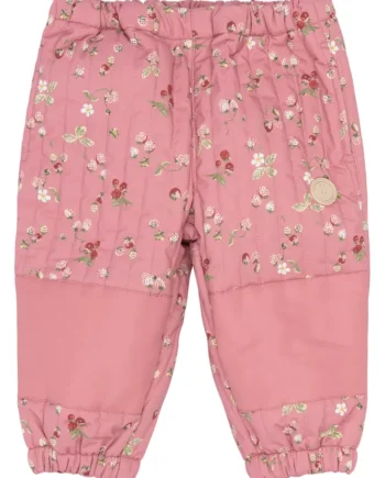 Ever Termo Bukser Dusty Rose Strawberry Aop 110 Cm