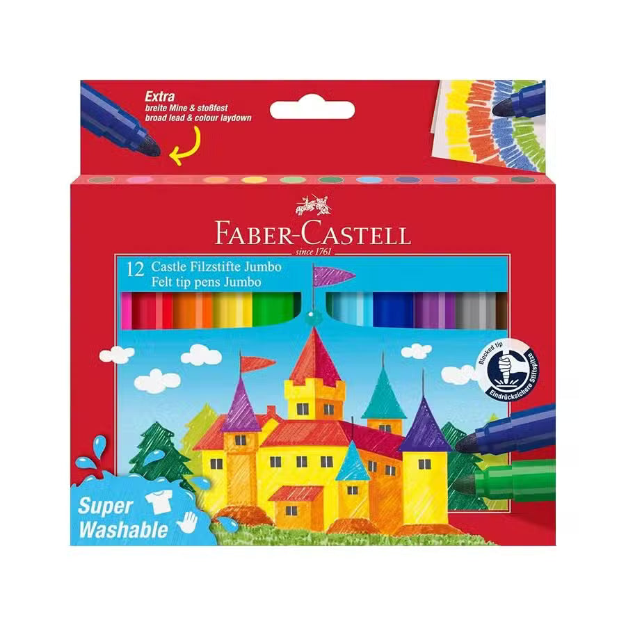 Faber Castell Tusser Jumbo 12 Stk
