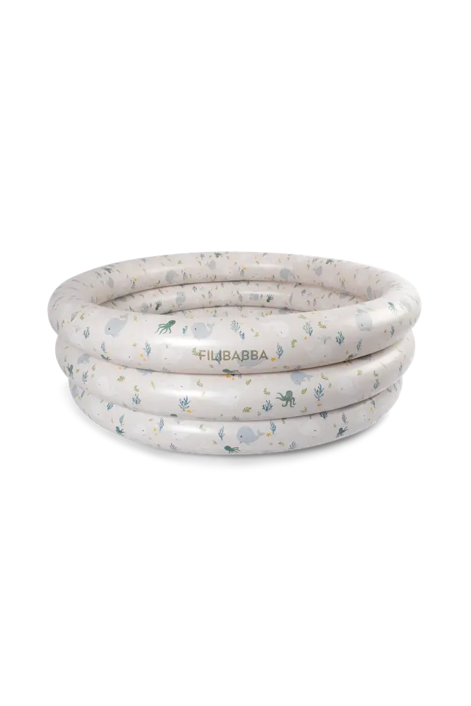 Filibabba Badebassin 80 Cm Alfie Christian   Whale Tales