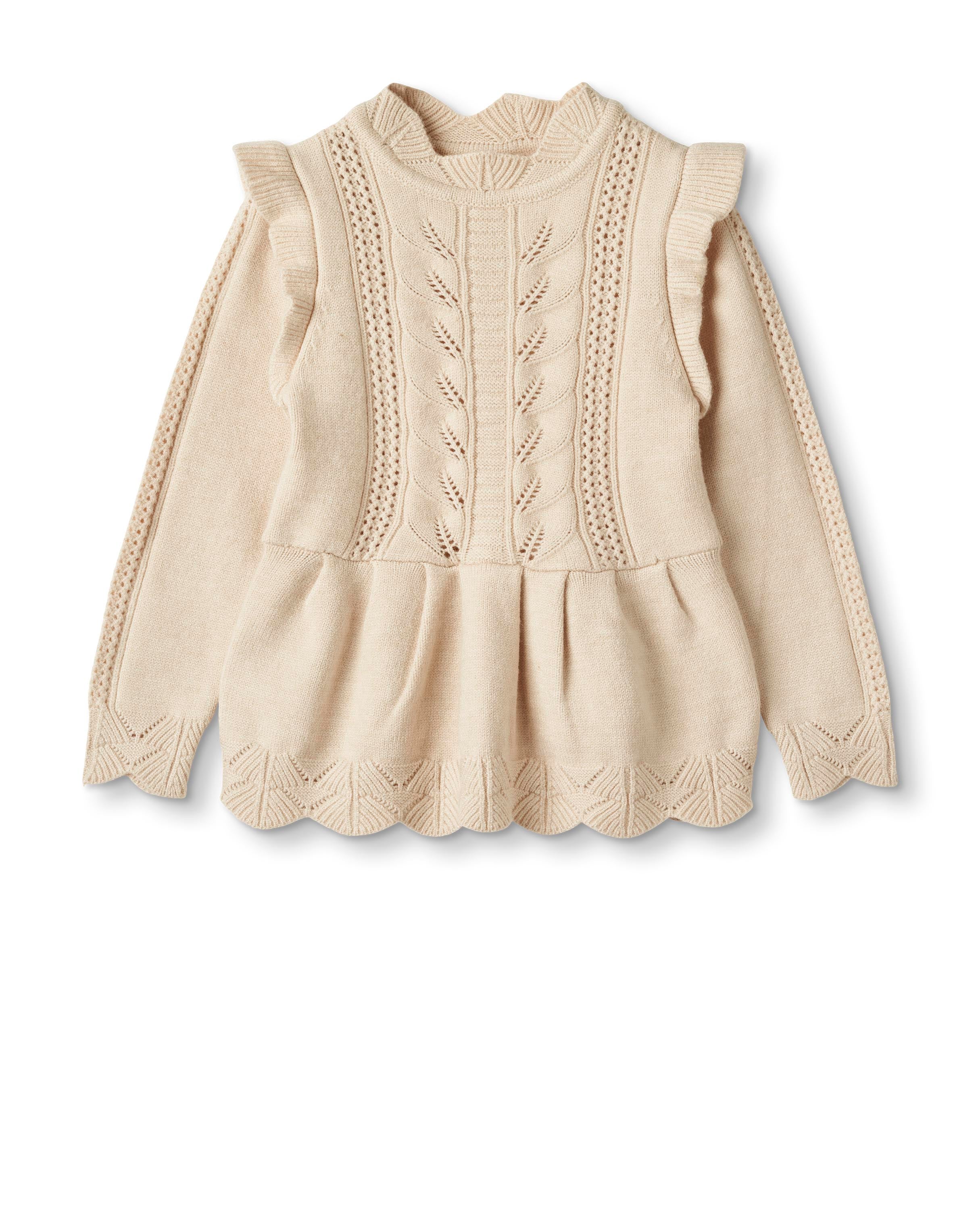Fliink Alilly Peplum Pullover Sandshell 86 Cm