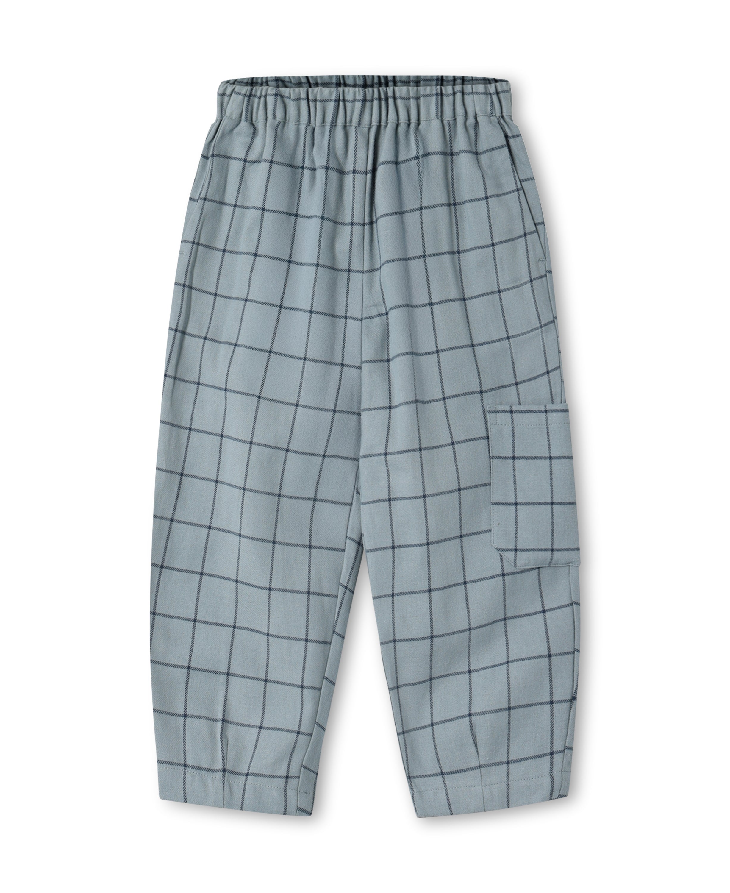 Fliink Cody Check Pant Slate 86 Cm