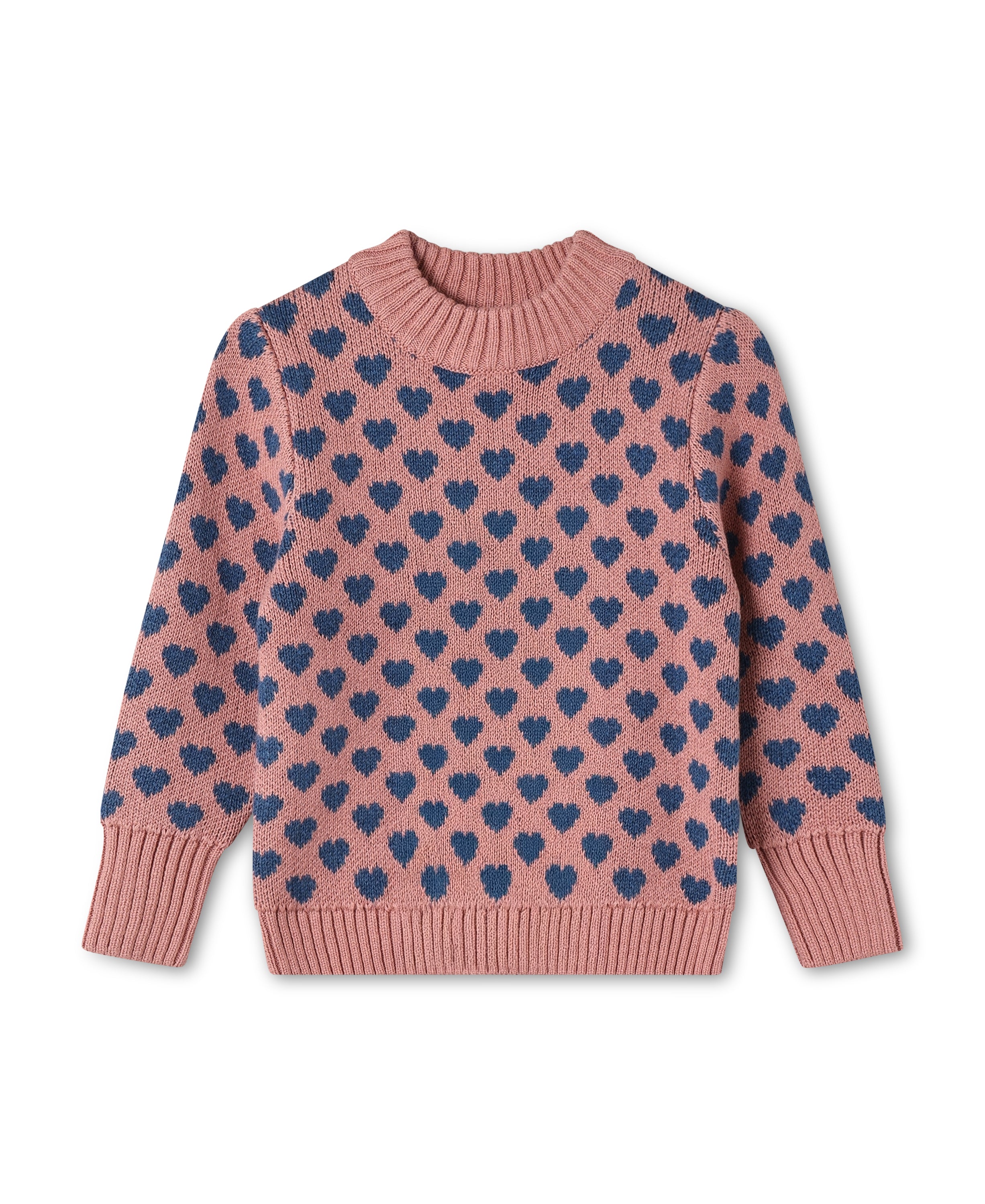Fliink Janie Heart Pullover Ash Rose 92 Cm