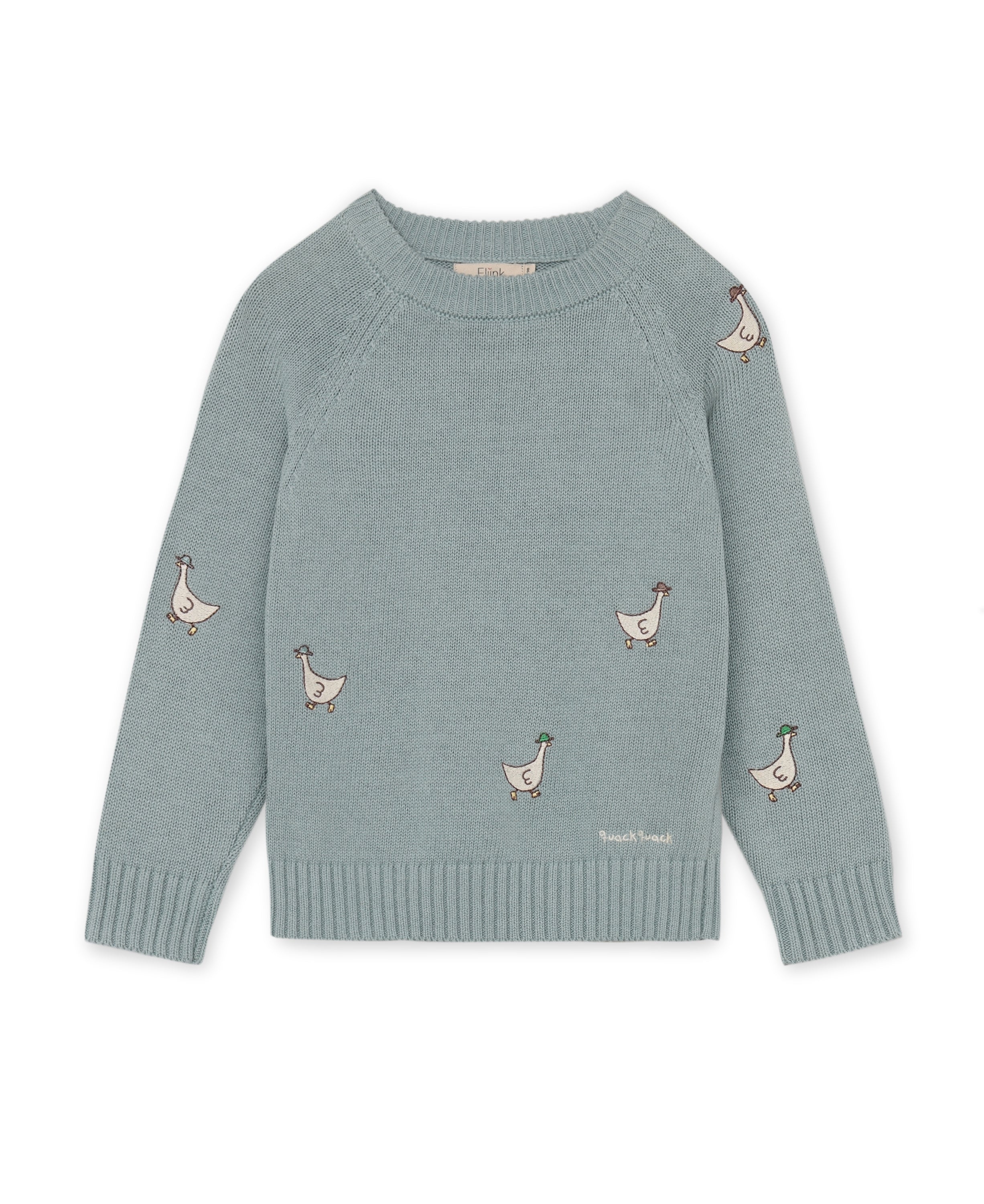 Fliink Mahdi Knit Pullover Slate 80 Cm