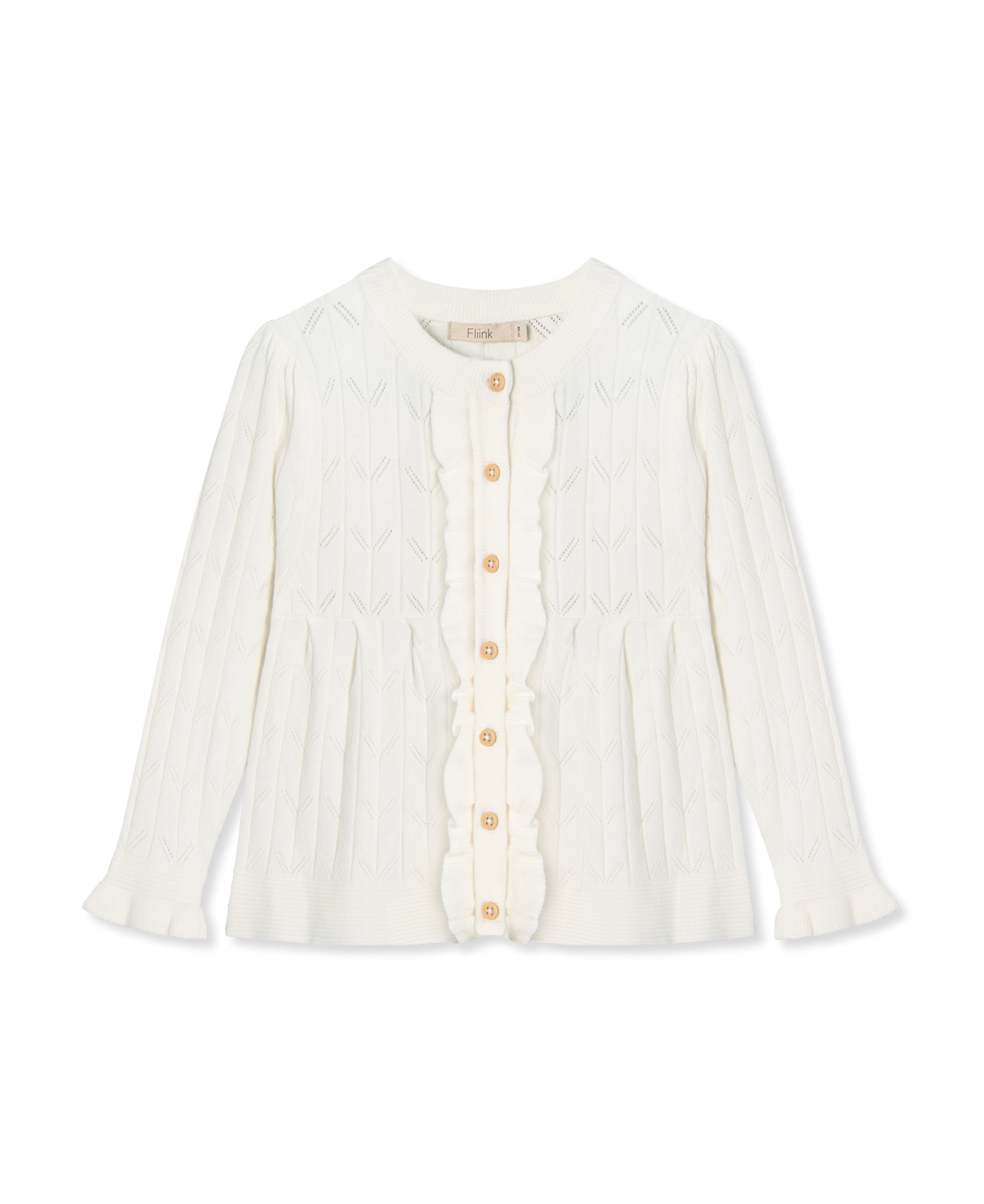 Fliink Sunny Cardigan Cloud Dancer 86 Cm