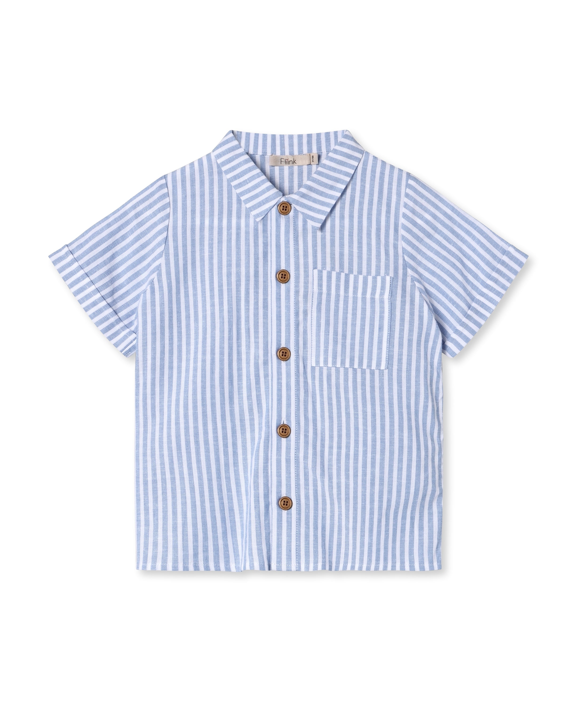 Fliink Vira Ss Shirt Dream Blue Cloud Dancer 86 Cm