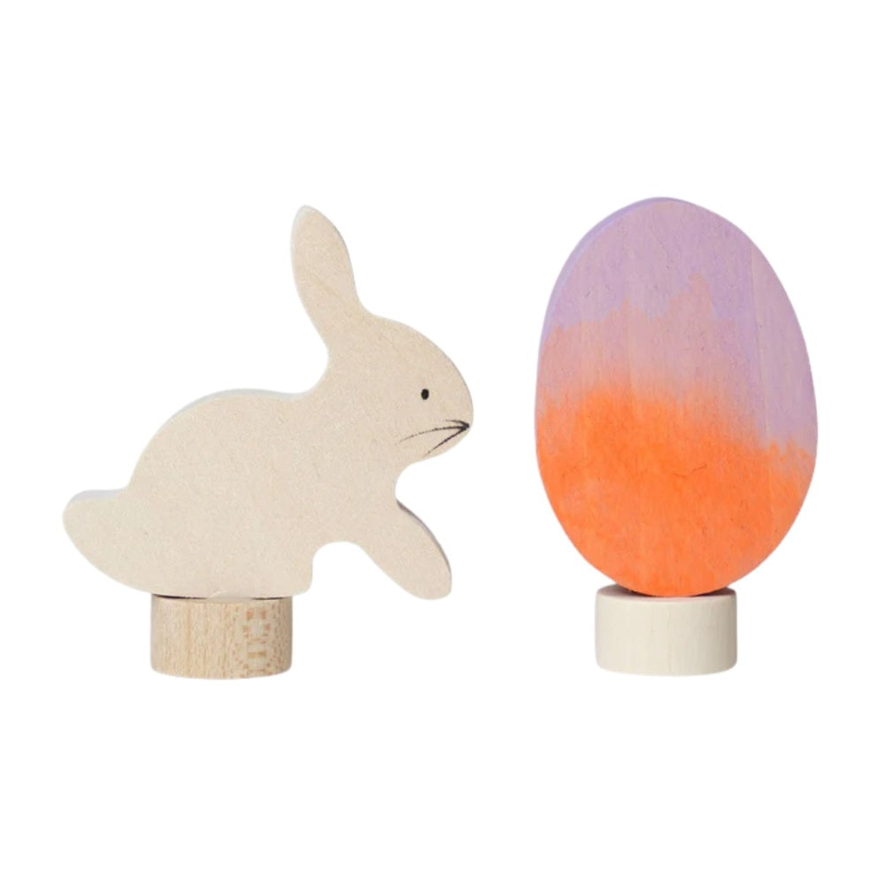 Grimms Træfigur Hare Og æg   Pak