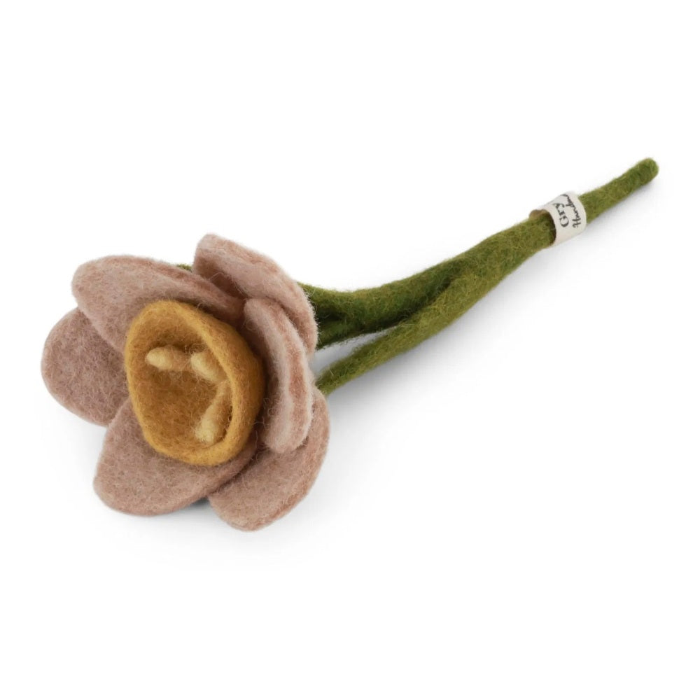 Gry Og Sif Filt Blomst Påskelilje Rosa