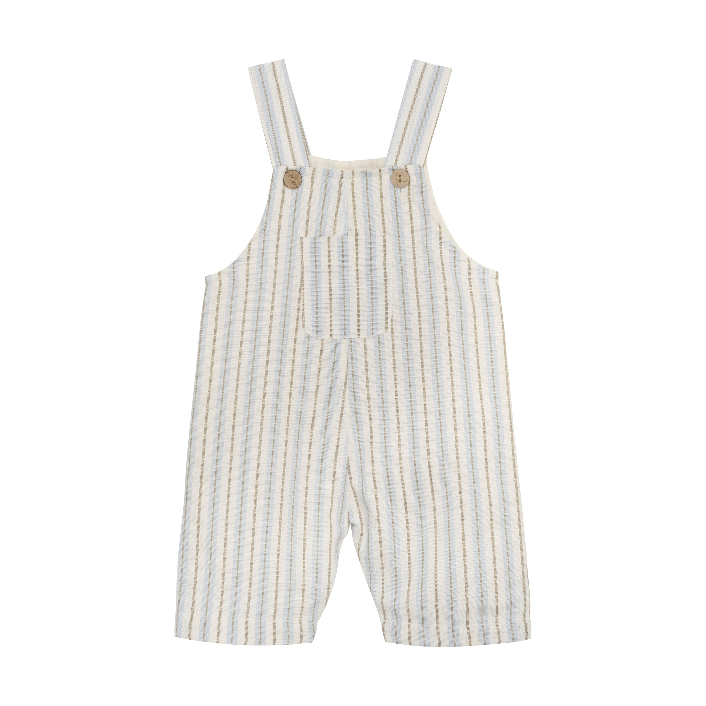Huttelihut Woven Stripe Overalls  Silver Sage 56 Cm