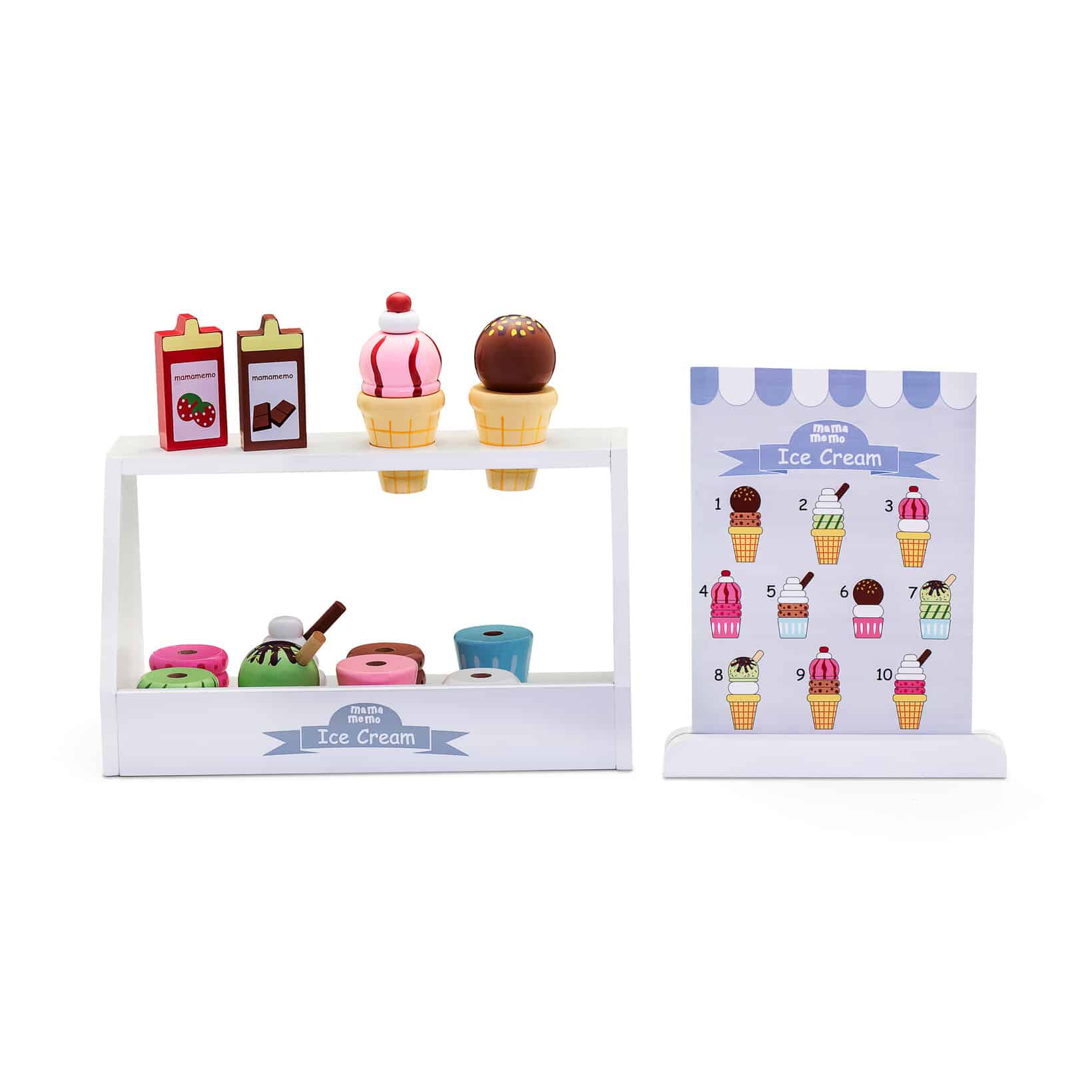 Isbutik Træ Mamamemo