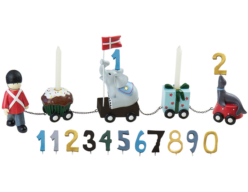 Kids By Friis Fødselsdagstog Garder Med Tal