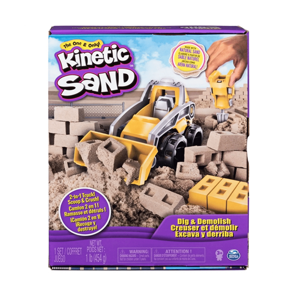 Kinetic Sand Dig And Demolish Gravko