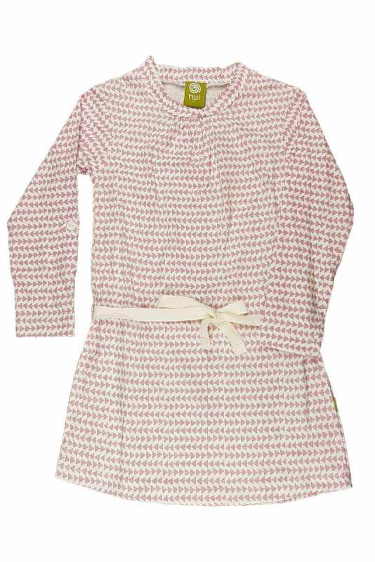 Kjole Med Lange ærmer Rosa Sejlprint