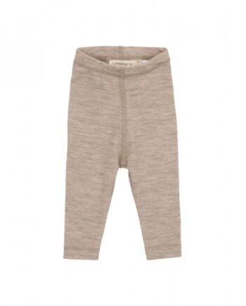 Leggings   100  Merino Uld Til Baby Og Børn Beige Melange 68
