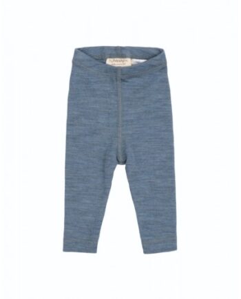Leggings   100  Merino Uld Til Baby Og Børn Blue Melange 56