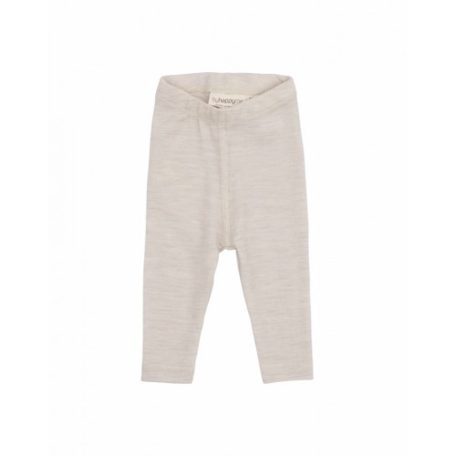 Leggings 100 Merino Uld Til Baby Og Børn Nature Melange 62