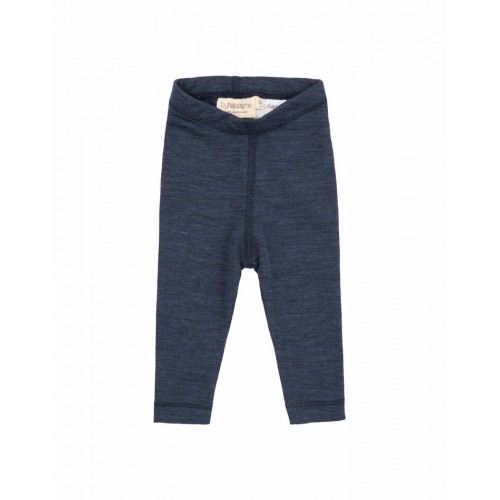 Leggings 100 Merino Uld Til Baby Og Børn Navy Melange 56