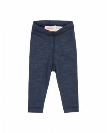 Leggings   100  Merino Uld Til Baby Og Børn Navy Melange 56