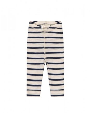 Leggings   1x1 Rib   100  Merino Uld  Oeko-texâ  56 Nature Navy Melange