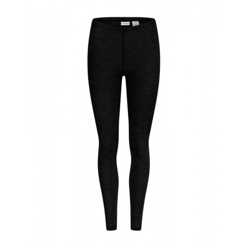 Leggings Til Dame 100 Merino Uld Black