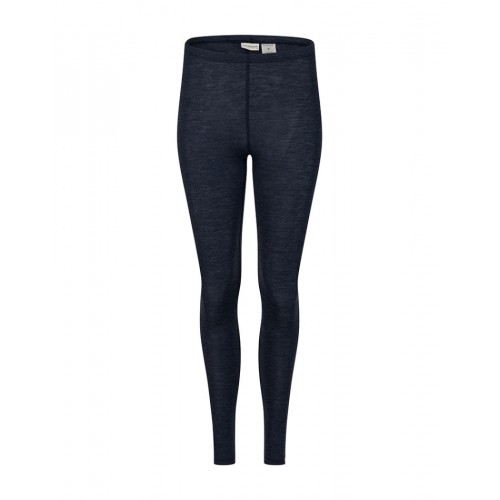 Leggings Til Dame   100  Merino Uld Navy Melange