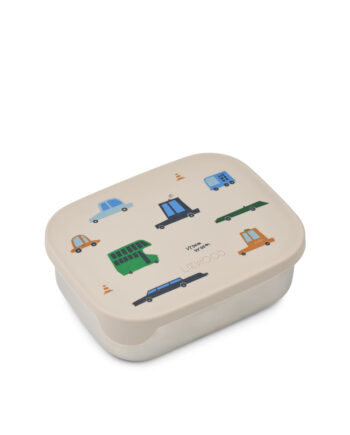 Liewood Arthur Printed Lunchbox Cars Sandy