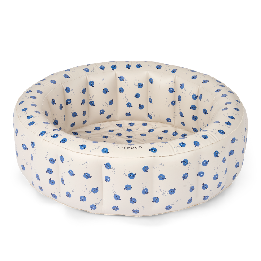 Liewood Kornelia Pool Med Print   85 Cm Pufferfish   Sandy