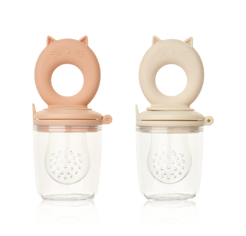 Liewood Miranda Bear Shape Food Feeder Tuscany Rose   Apple Blossom